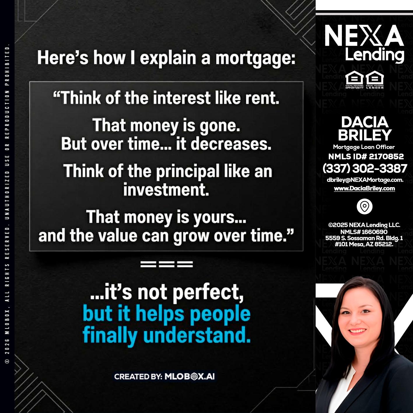 HERES NOW - Dacia Briley -Mortgage Loan Originator