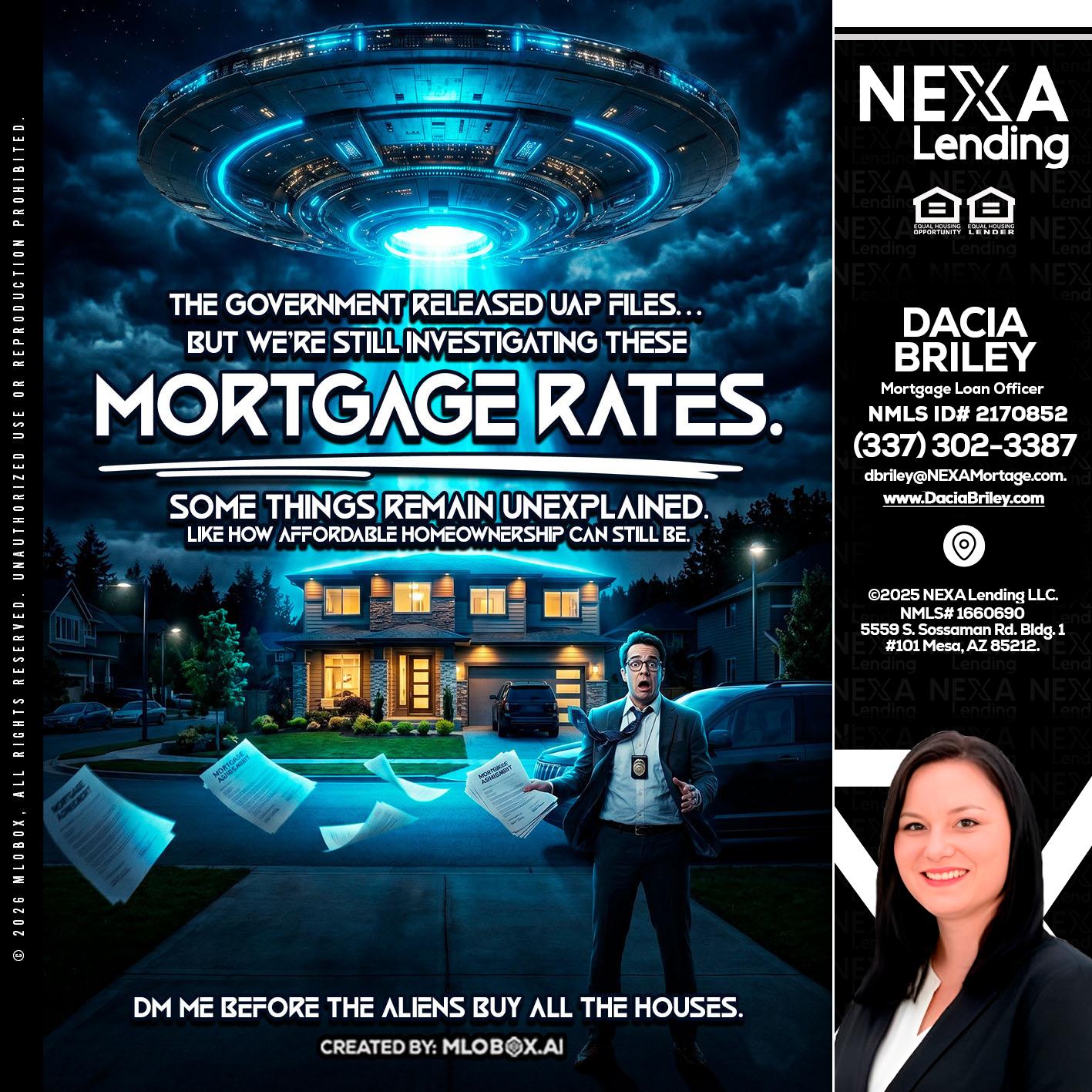 MORTGAGE RATES - Dacia Briley -Mortgage Loan Originator