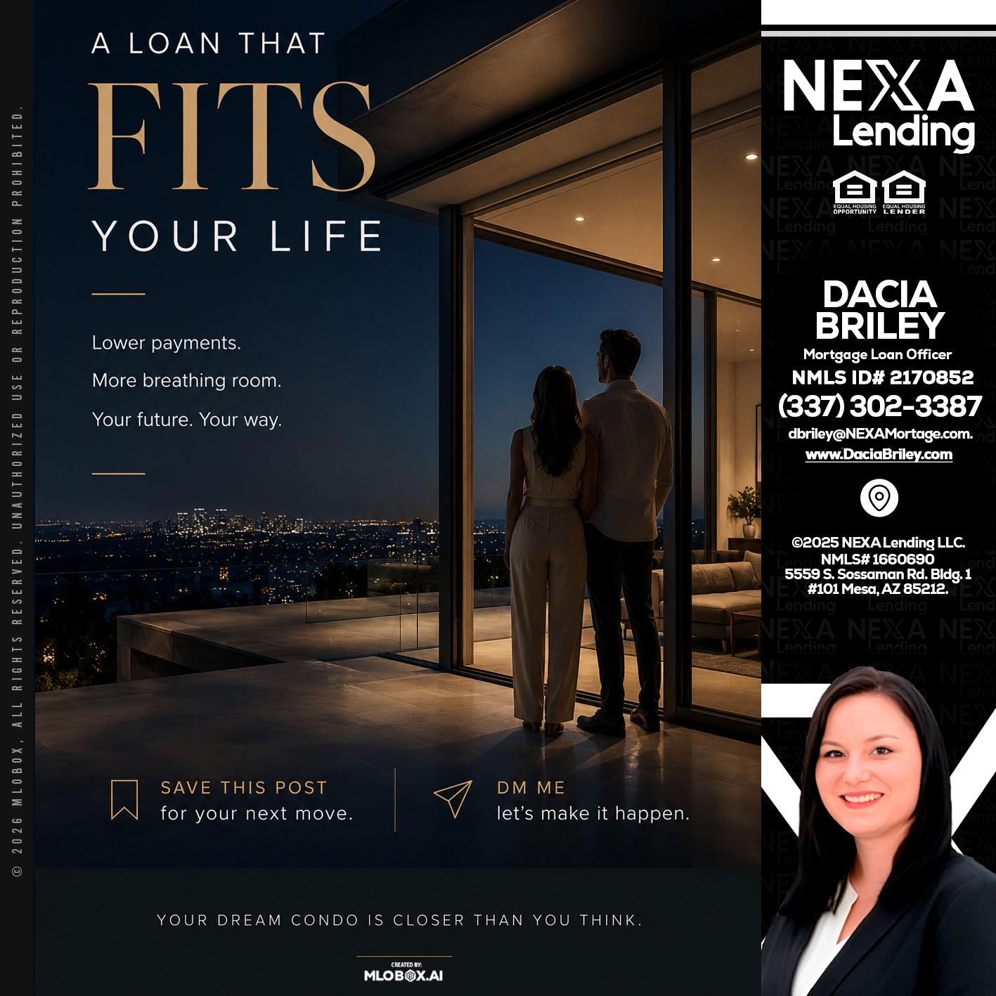 LOANS THAT FIT - Dacia Briley -Mortgage Loan Originator