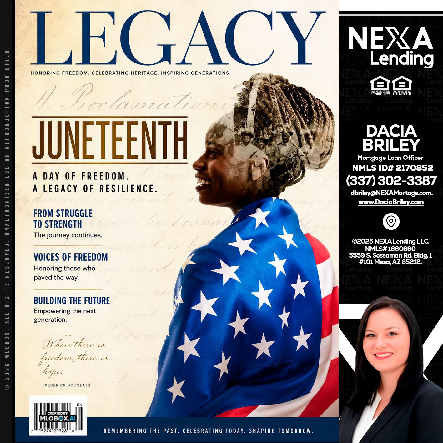 LEGACY - Dacia Briley -Mortgage Loan Originator