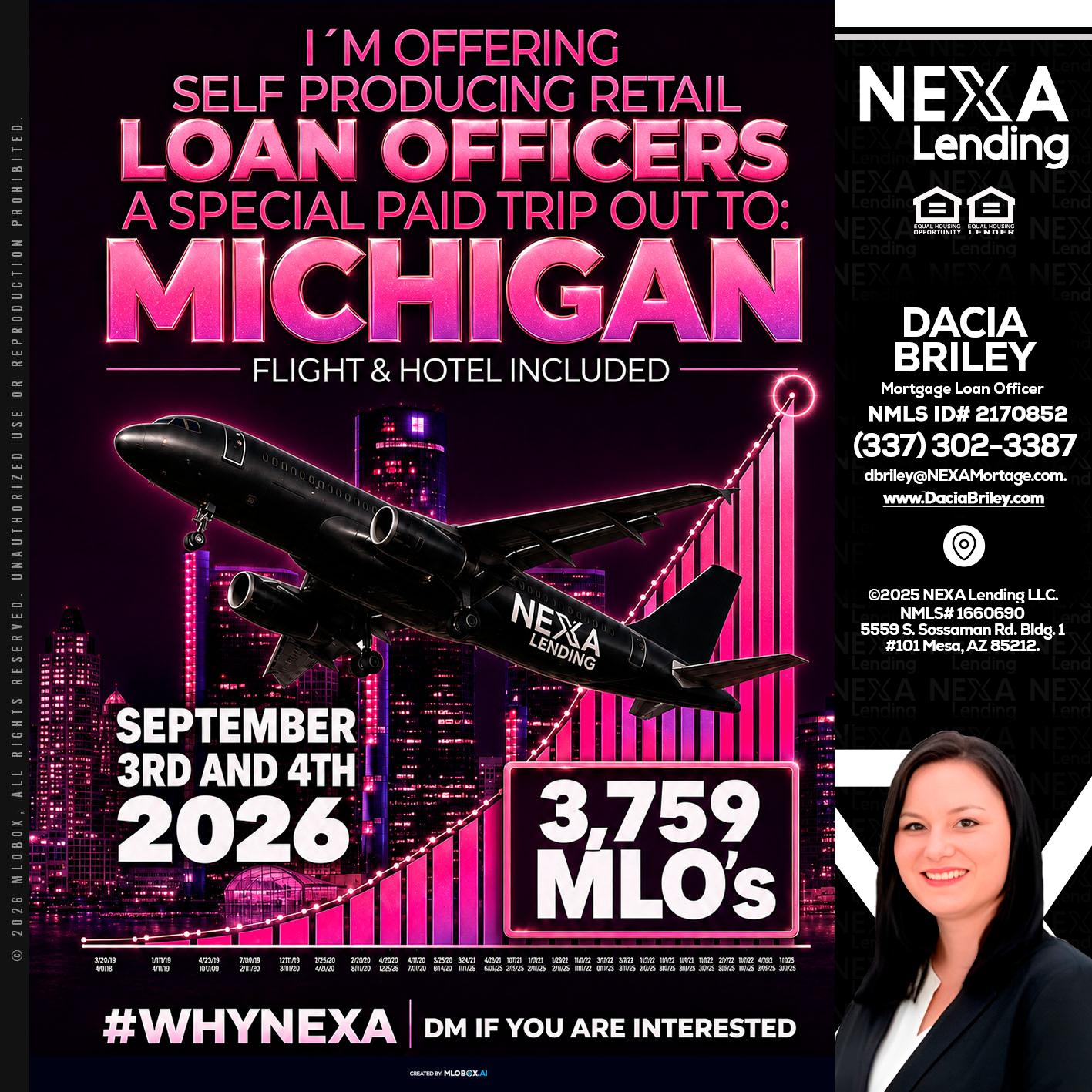 MICHIGAN TRIP - Dacia Briley -Mortgage Loan Originator